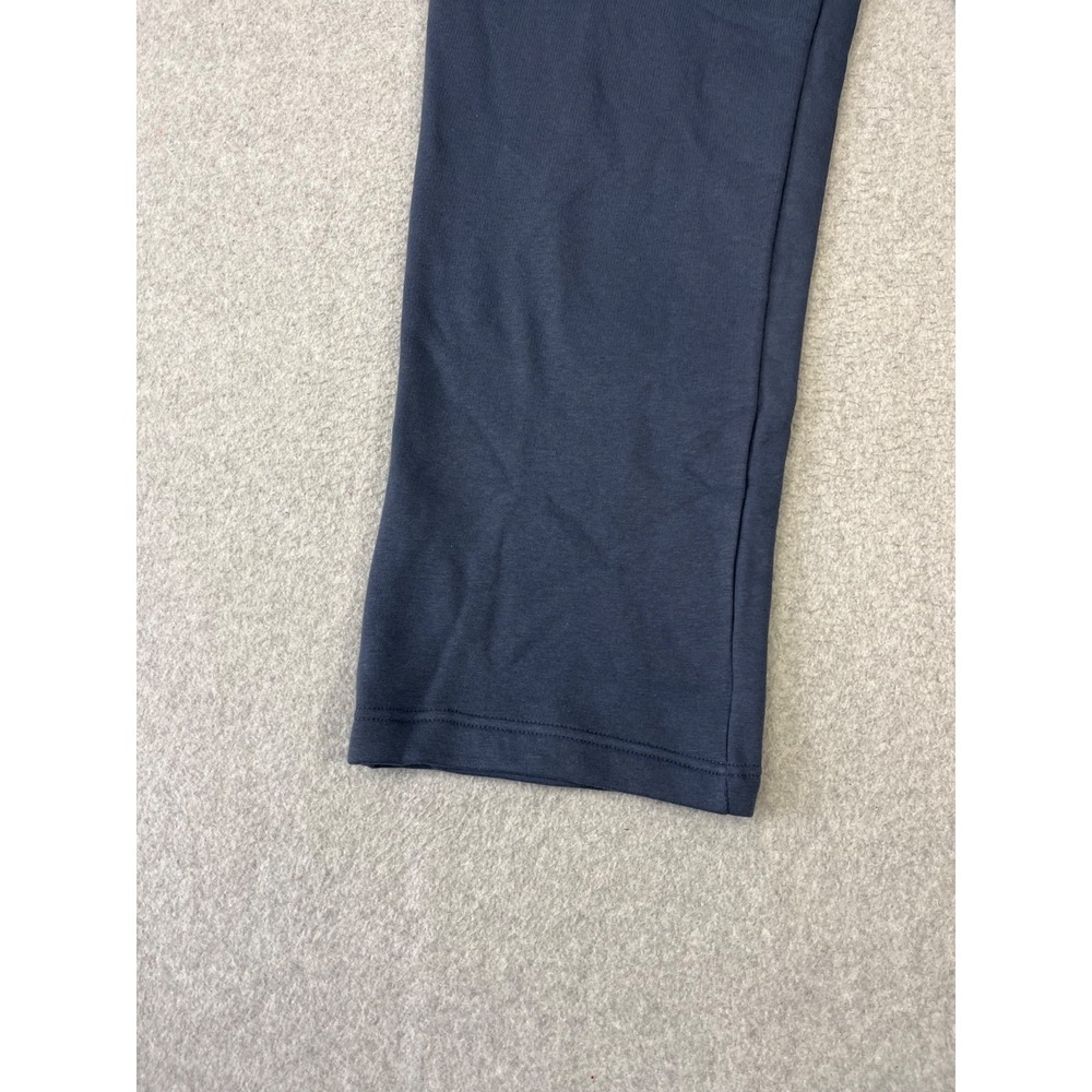 Nike Sportswear Fleece Sweatpants Mens M Blue Swoosh Box Graphic Open Hem Relaxe - Picture 4 of 15